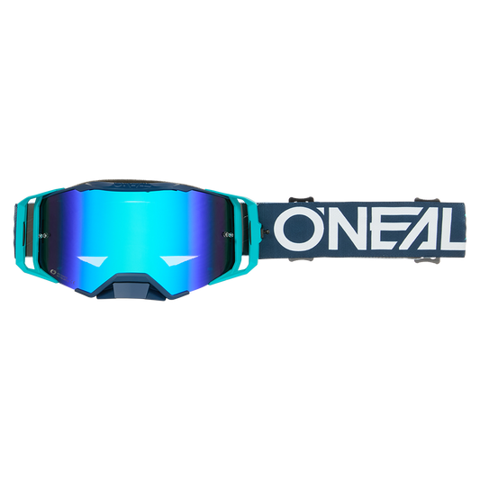 O'NEAL B-33 HEXA Maske Blau Radium Blue Schirm