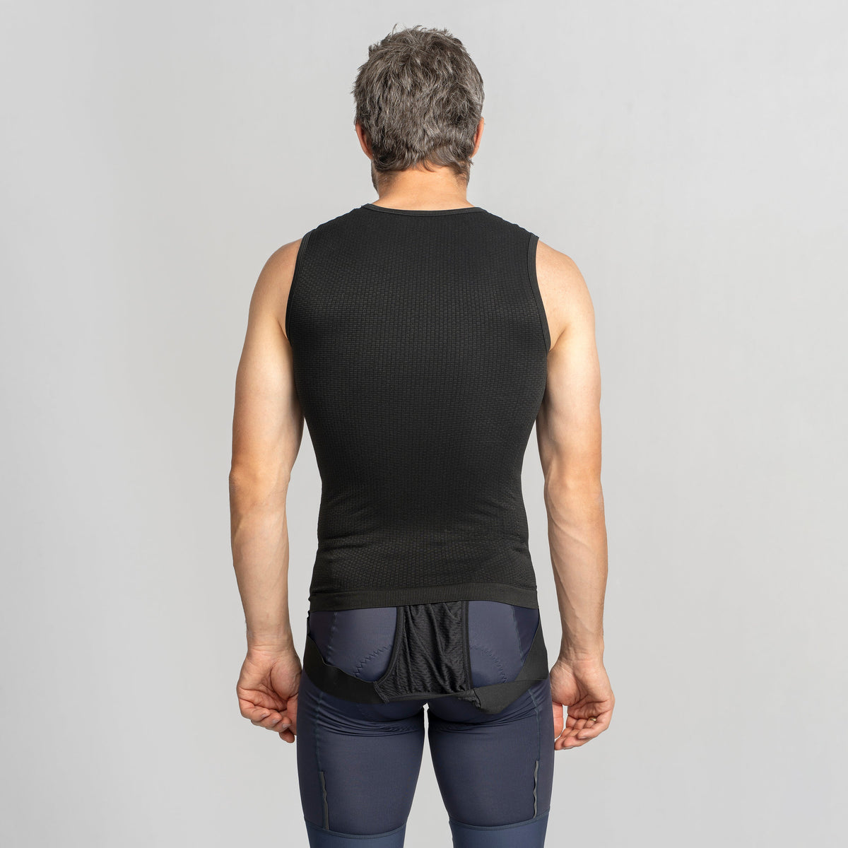 Ärmelloses Funktionsunterhemd GRIPGRAB PACR SPRING AUTUMN SEAMLESS Schwarz