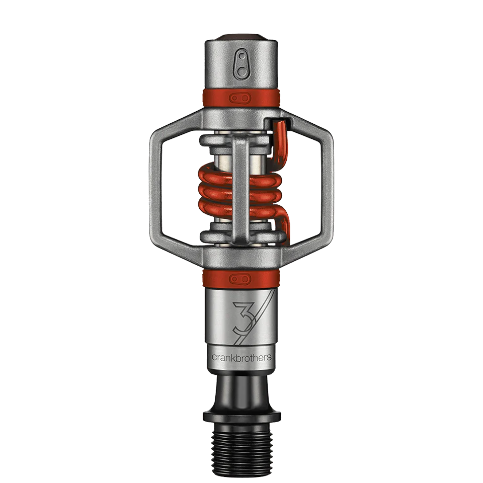 CRANKBROTHERS EGG BEATER 3 Pedale Silber/Rot