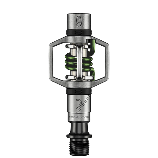 CRANKBROTHERS EGG BEATER 2 Pedale Silber / Grün