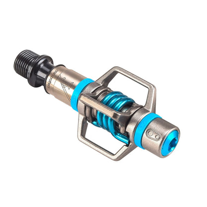 Pedale CRANKBROTHERS EGG BEATER 3 Silber/ Feder Blau