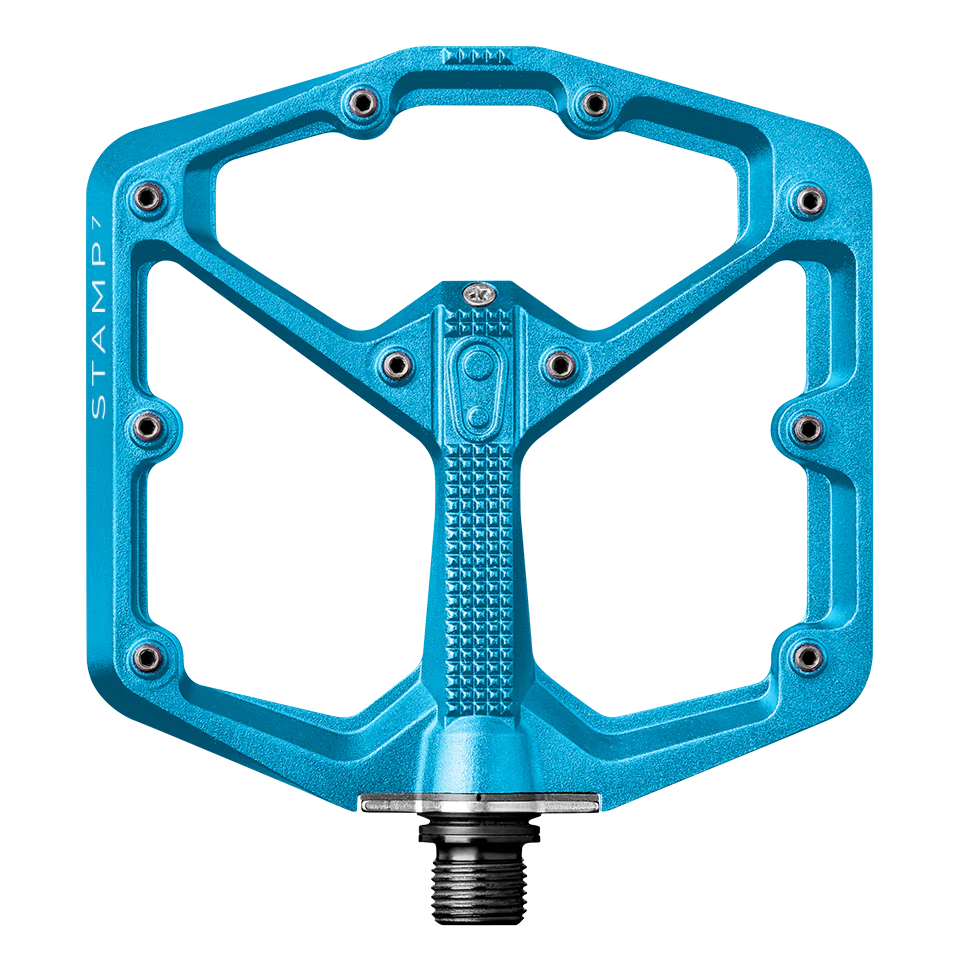 Pedale flach CRANKBROTHERS STAMP 7 Large Blau