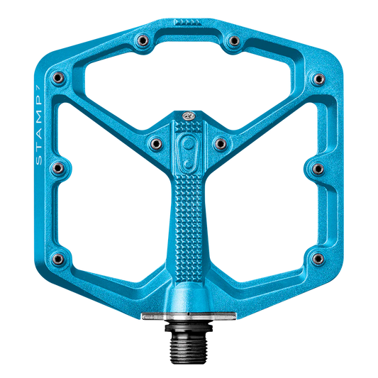 Pedale flach CRANKBROTHERS STAMP 7 Large Blau