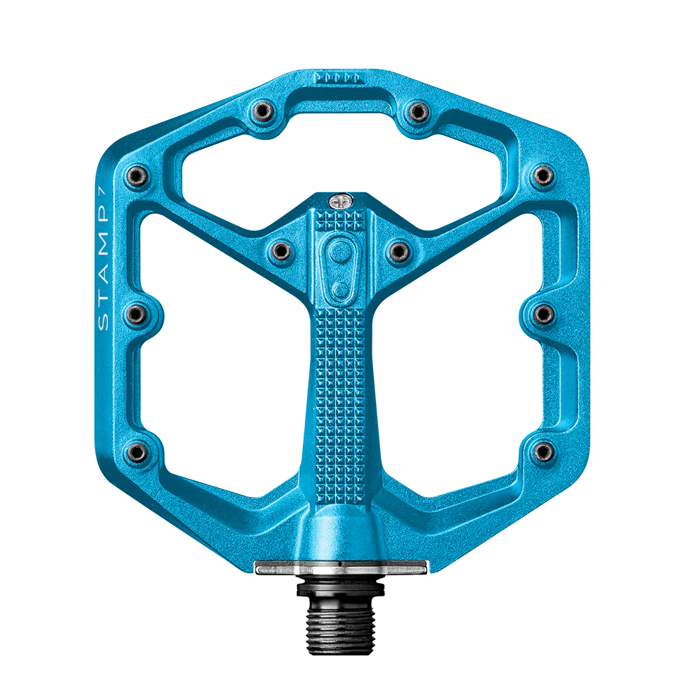 Pedale flach CRANKBROTHERS STAMP 7 Small Blau