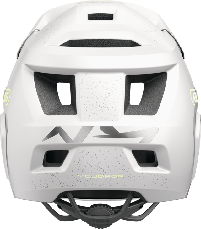 MTB-Helm ABUS YOUDROP FF Junior Lemon Weiß