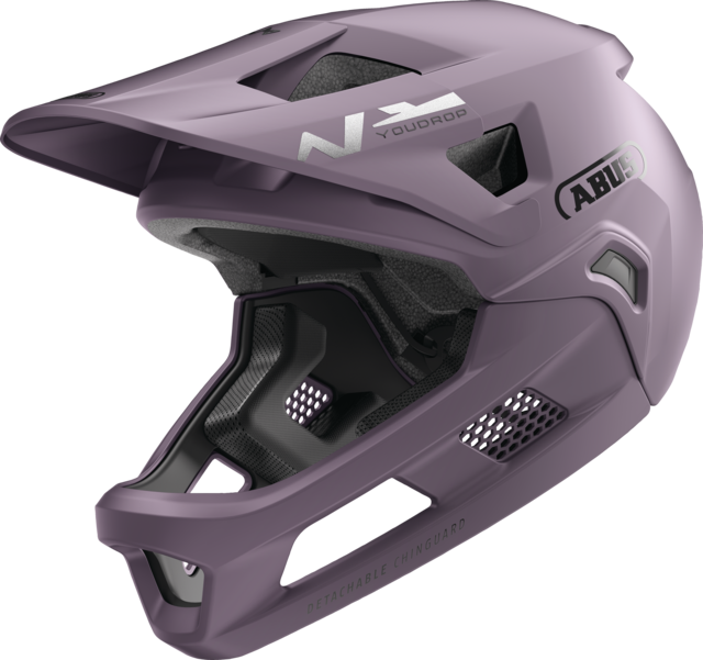 ABUS YOUDROP FF Junior MTB-Helm Salt Violett