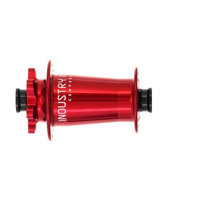 Vorderradnabe INDUSTRIE NINE Hydra 15x110 mm Boost Scheibenbremse 6-Loch Rot