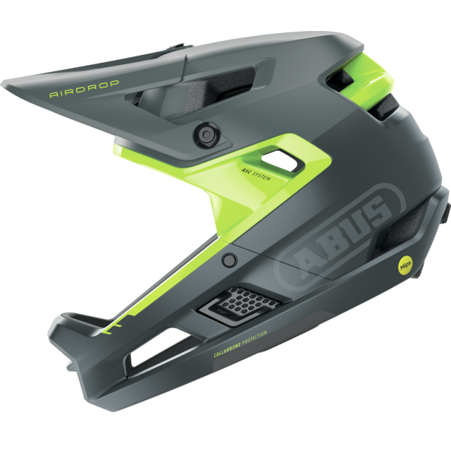 ABUS AIRDROP MIPS MTB-Helm Grau/Gelb