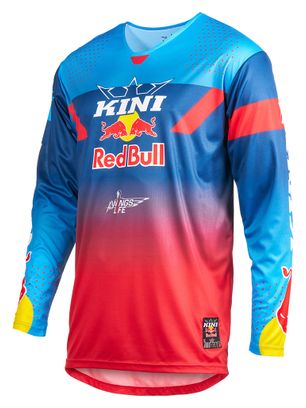O'NEAL MXC Kini Red Bull 2.0 Langarmtrikot Blau/Rot – Vorderansicht