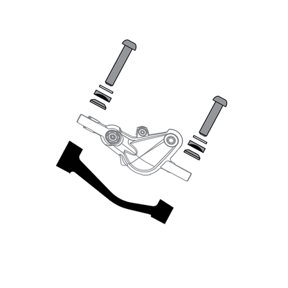 Bremssattel-Adapter PM / PM AVID (+20 mm)