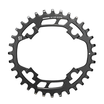 Mono-Kettenblatt SRAM X-SYNC 11-fach Lochkreis 94mm Stahl Schwarz