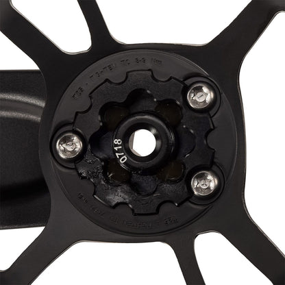 Kurbelgarnitur 12V TRUVATIV EAGLE DESCENDANT ALU 6K DUB Direct Mount Schwarz