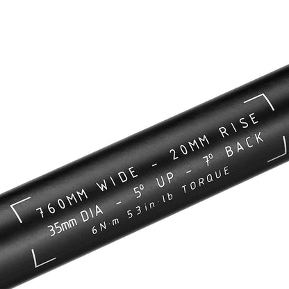 Lenker TRUVATIV DESCENDANT Carbon Rise 20mm 760mm