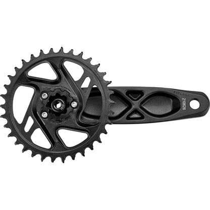 Kurbelgarnitur 10/11-fach TRUVATIV DESCENDANT ALL DH DUB83 Schwarz