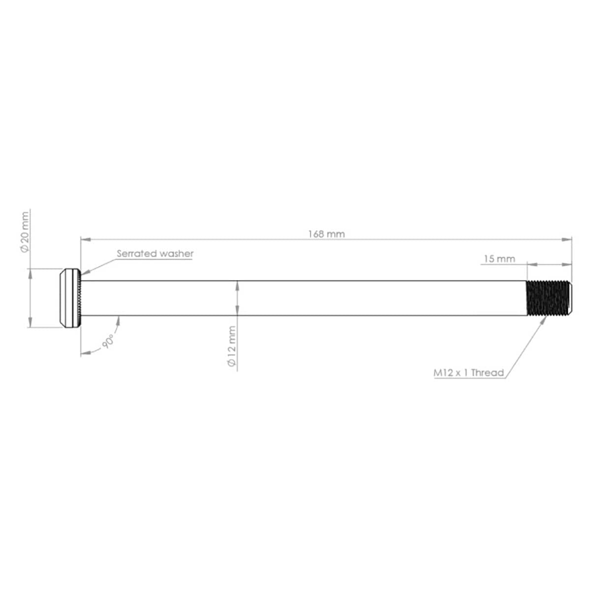 Axe de Roue Arrière BURGTEC 168,5 mm pour Cadres Santa Cruz Violet