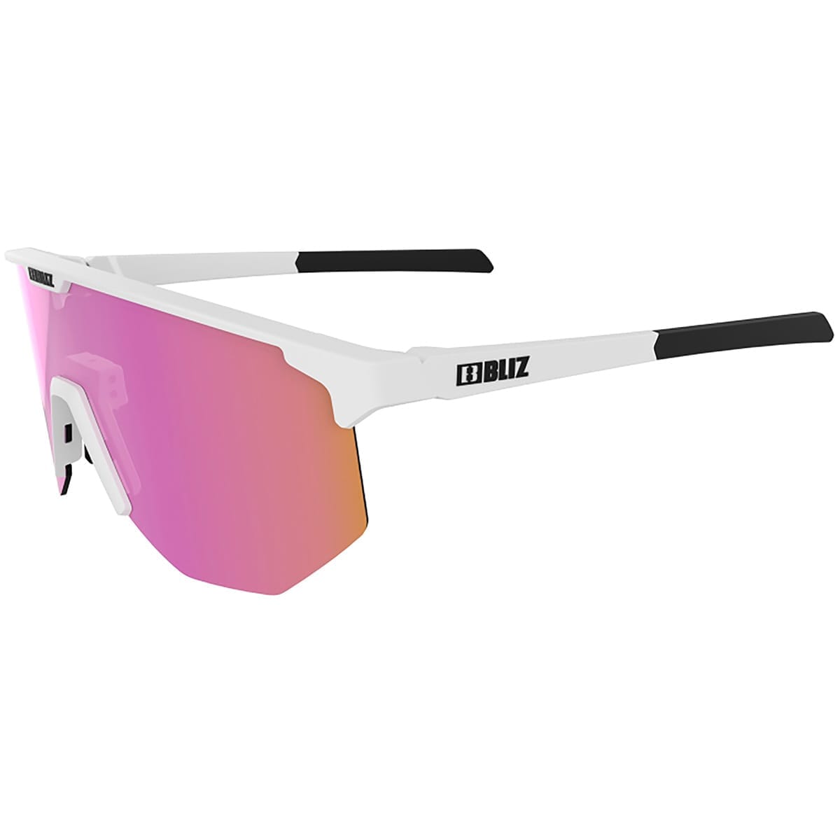 Lunettes BLIZ HERO Blanc Ecran Rose Iridium