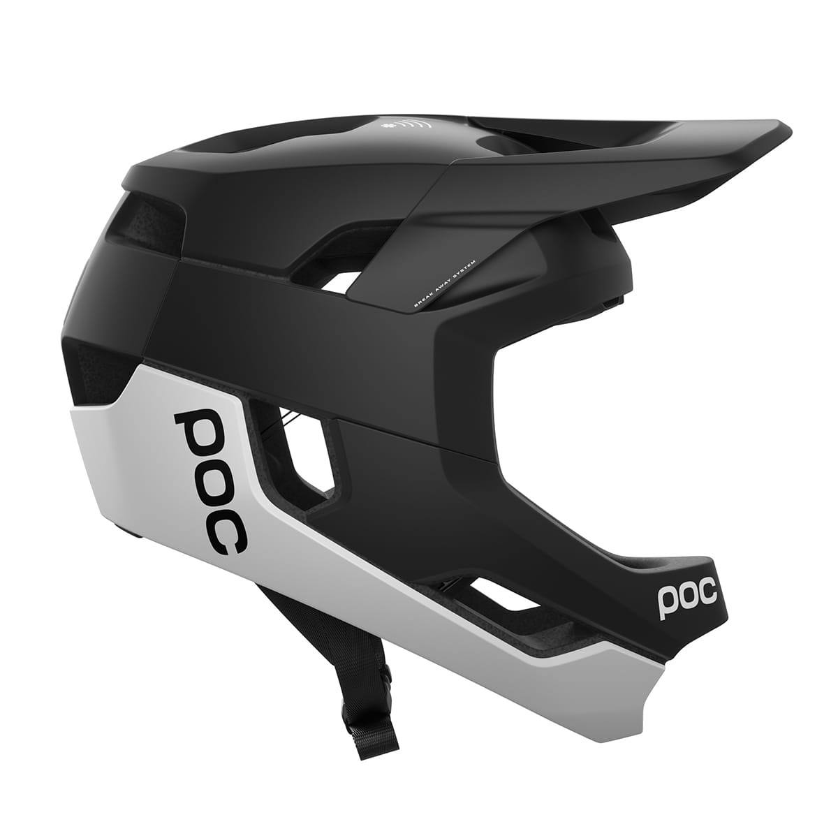 MTB-Helm POC OTOCON RACE MIPS Schwarz/Weiß Matt