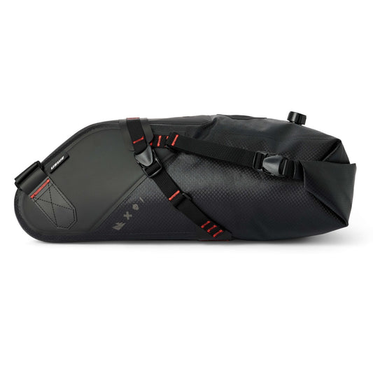 USWE ROLLTOP SADDLE BAG 9 L Satteltasche Schwarz