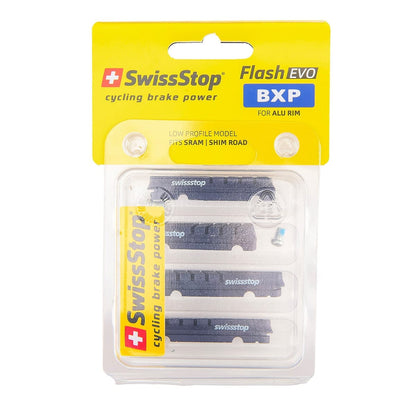 Set 4 Bremsbeläge SWISS STOP FLASH EVO Blau Aluminium
