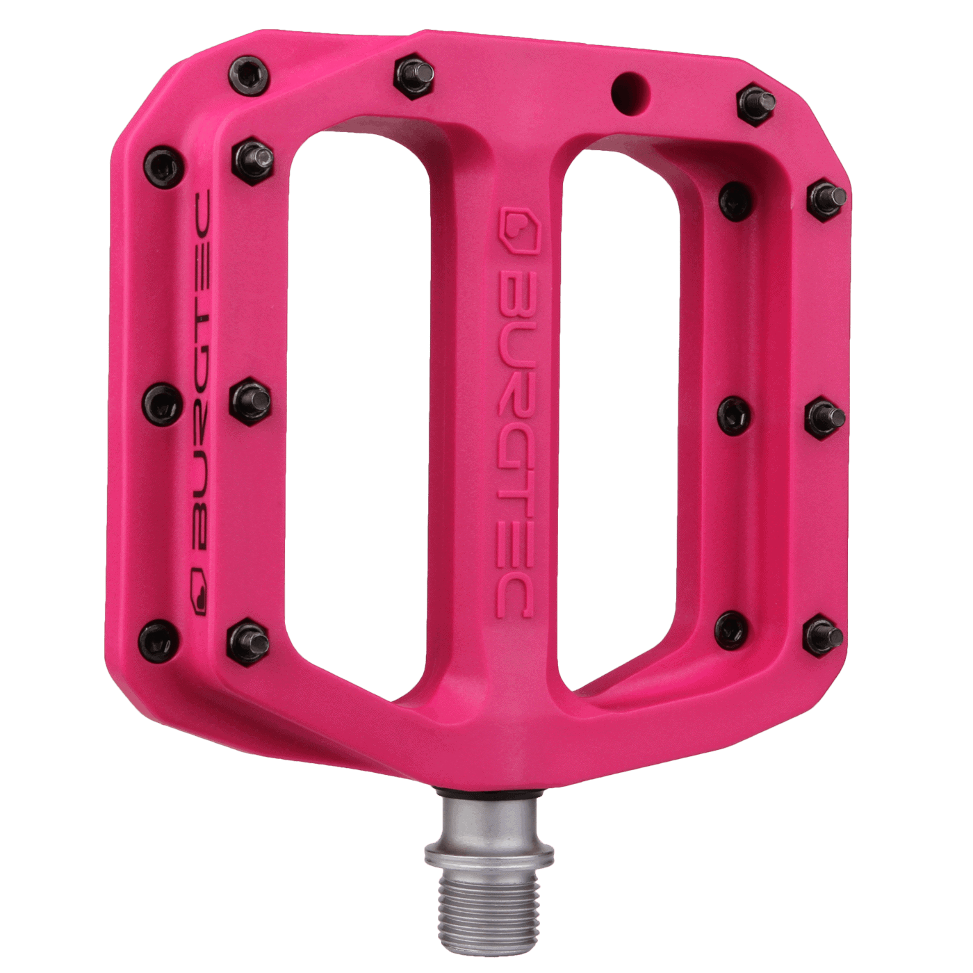 Pedale flach BURGTEC MK4 Composite Toxic Barbie Pink