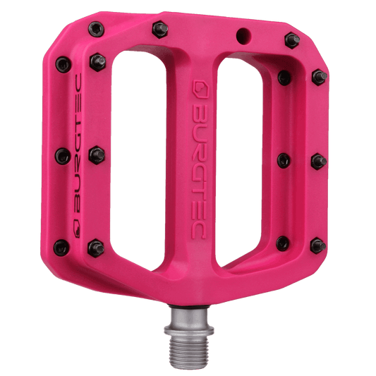 Pedale flach BURGTEC MK4 Composite Toxic Barbie Pink