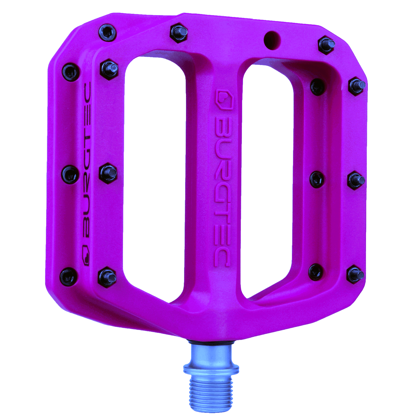 Flat Pedals BURGTEC MK4 Composite Purple Rain Violet