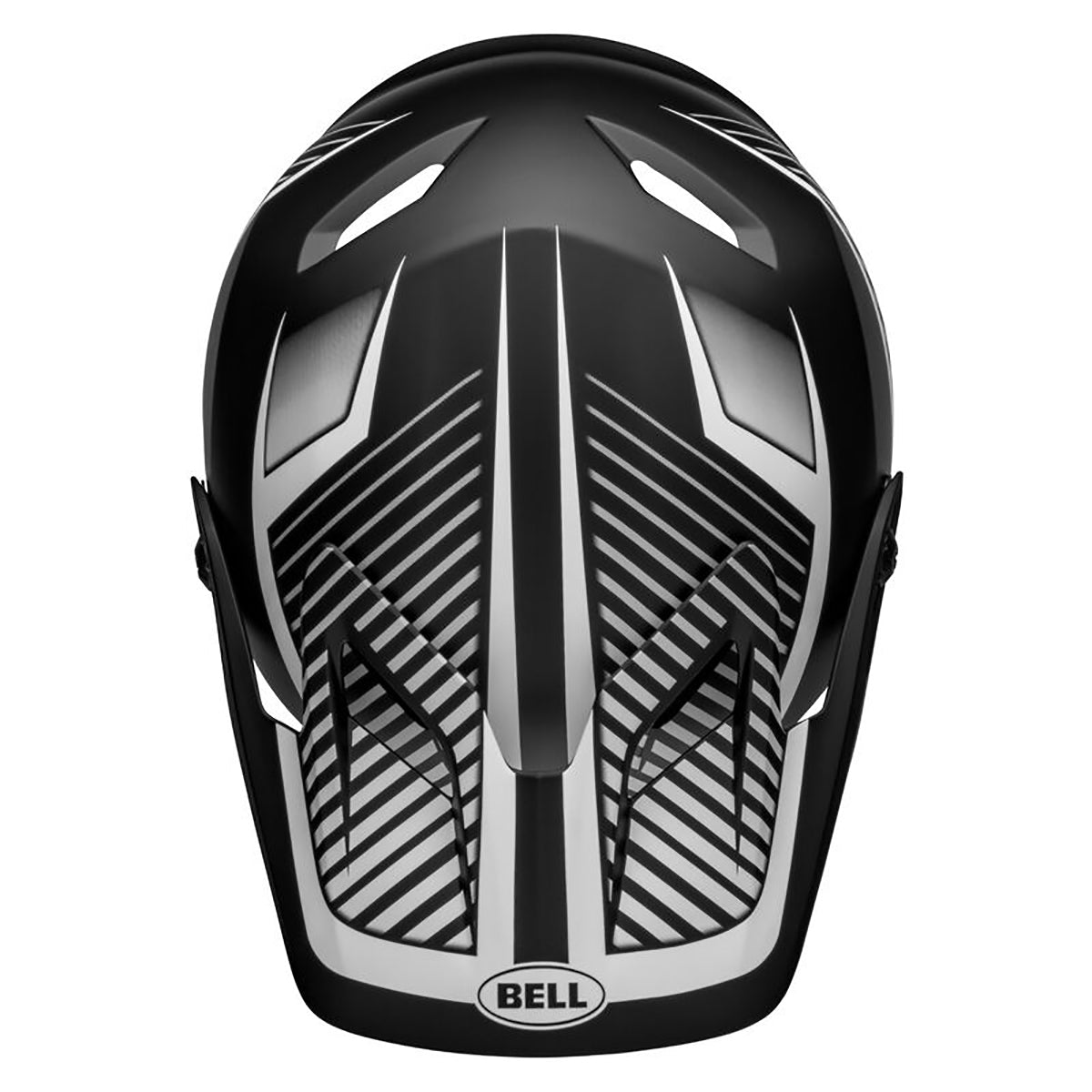 MTB-Helm BELL TRANSFER Mattschwarz/Weiß