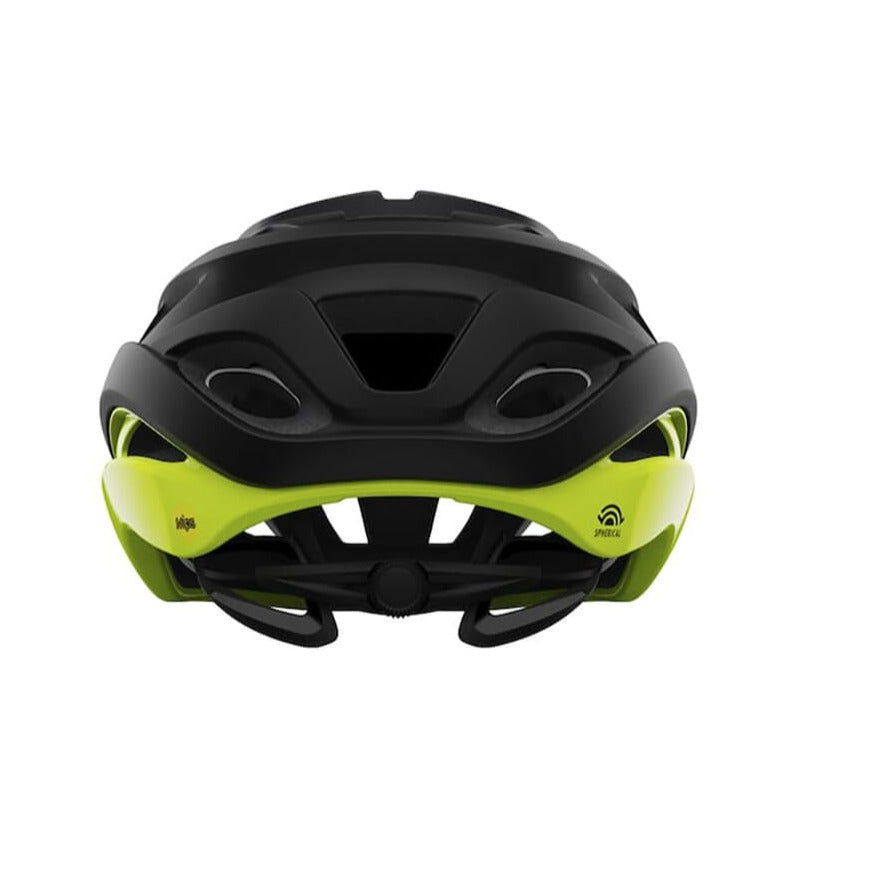 Casque Route GIRO HELIOS MIPS SPHERICAL Noir/Jaune Fluo