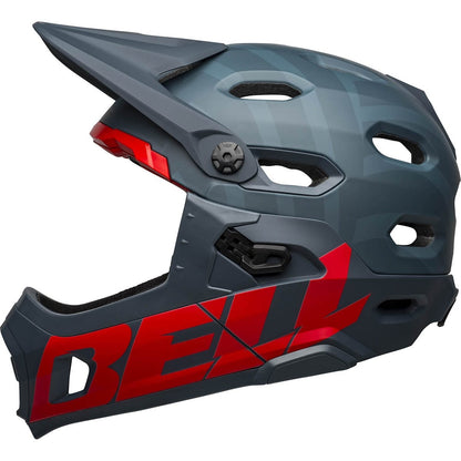 MTB-Helm BELL SUPER DH MIPS Blau/Rot