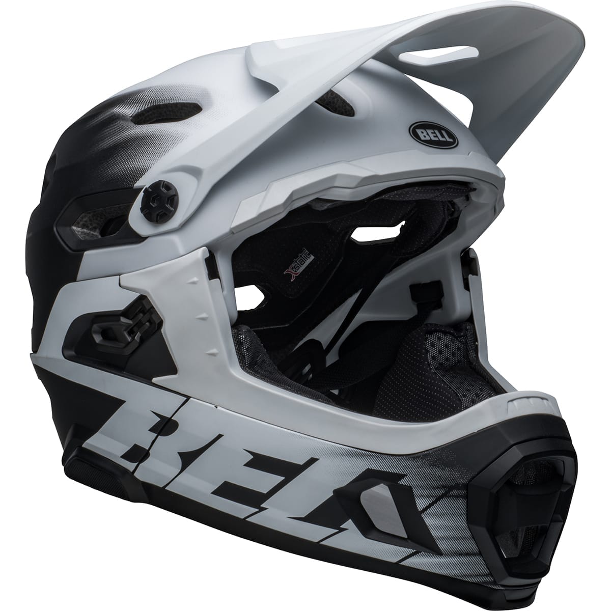 Casque VTT BELL SUPER DH MIPS Noir Matt/Blanc