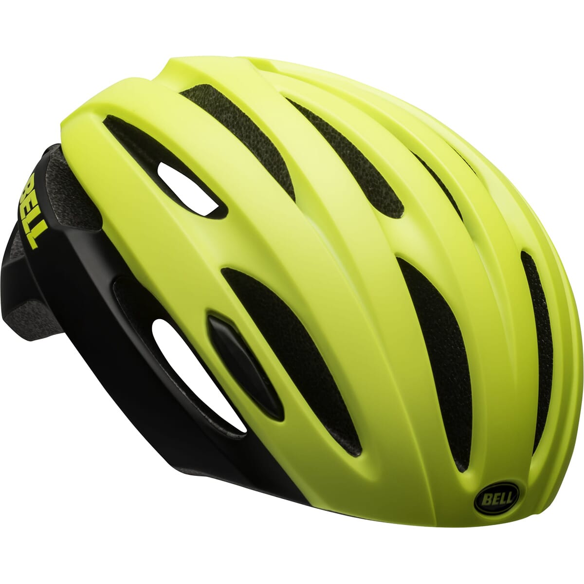 Casque Route BELL AVENUE LED Jaune/Noir