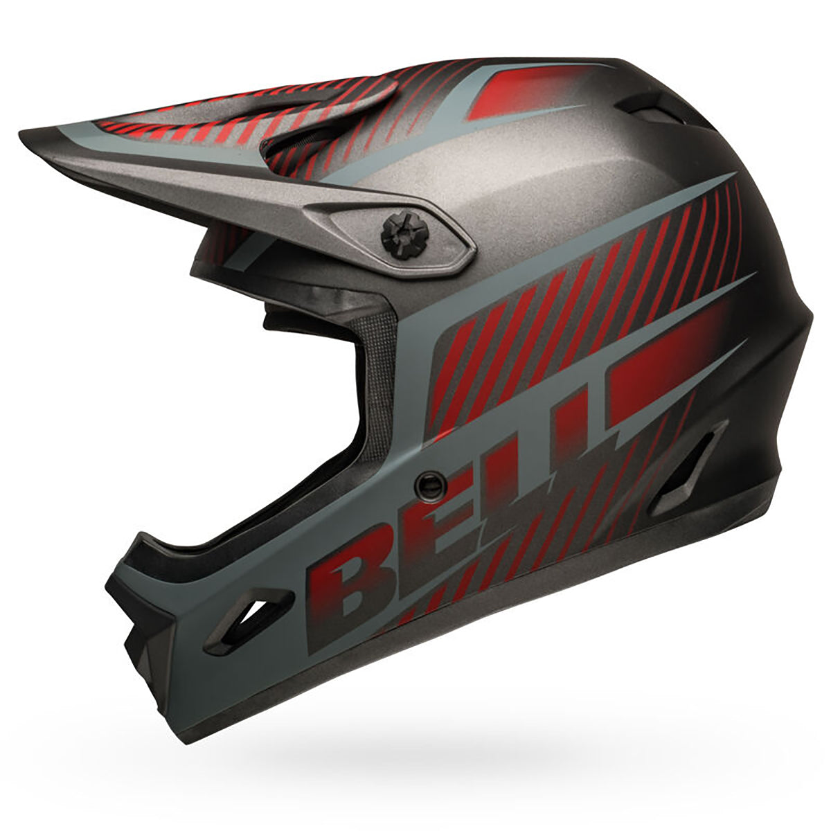 MTB-Helm BELL TRANSFER Grau/Rot