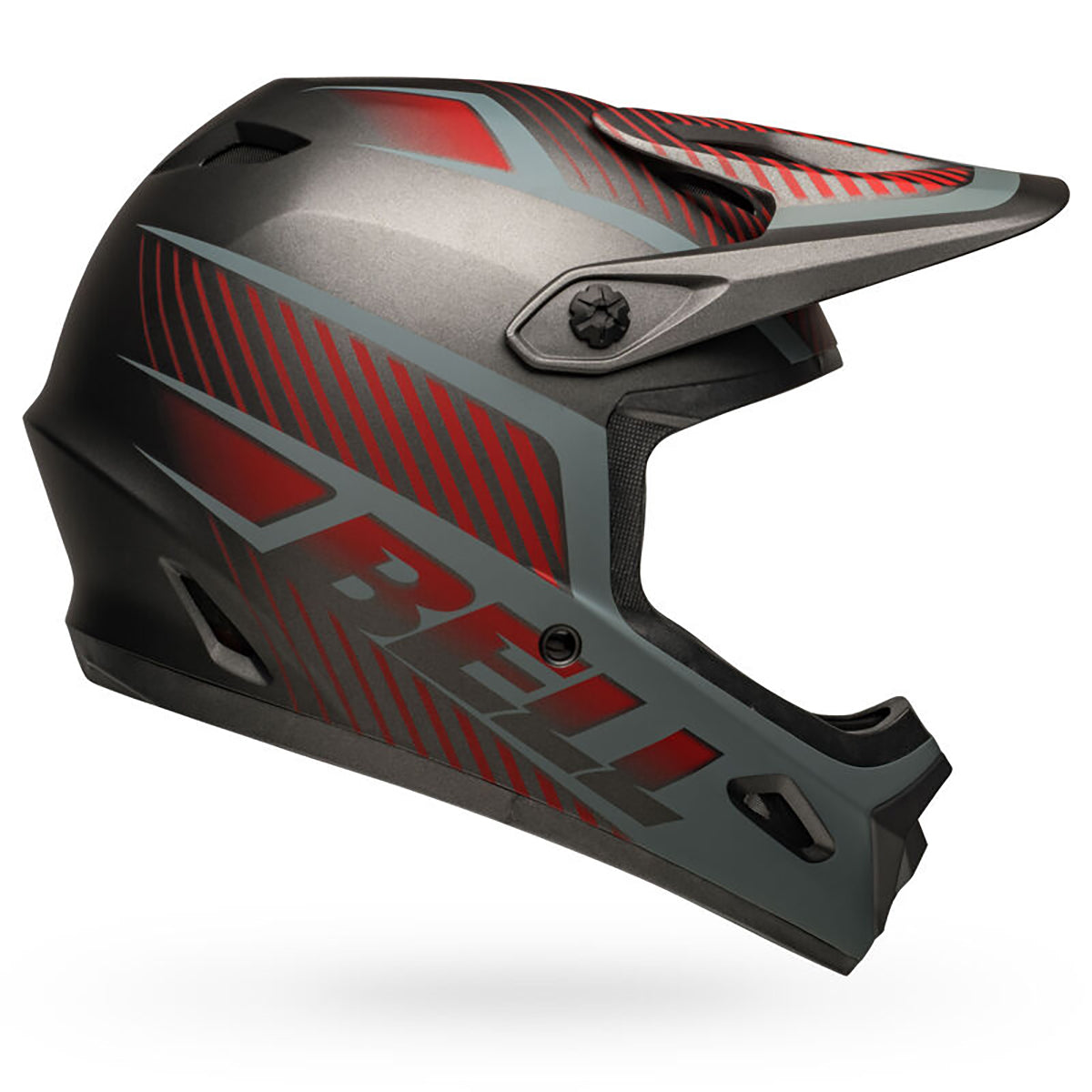 MTB-Helm BELL TRANSFER Grau/Rot