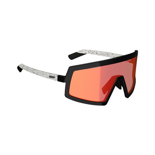 LEATT MADVIZ ONE Brille Schwarz/Weiß IRIZ Rot 15 VLT
