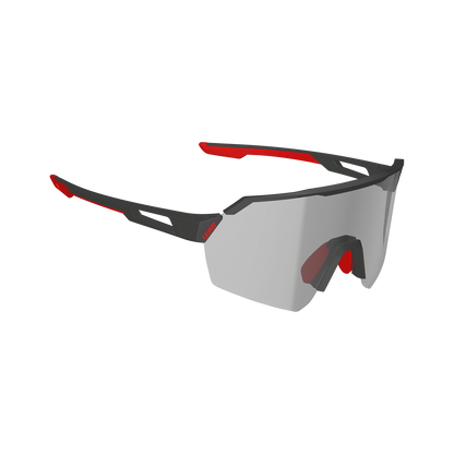 Brille LEATT RIDEVIZ LITE LARGE Satin Grau Glas Iriz Silber