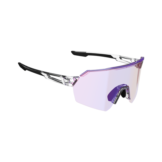 LEATT RIDEVIZ Lite Cryztal Clear IRIZ CRYZTAL Fushia 22 VLT Brille