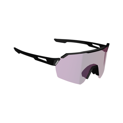Brille LEATT RIDEVIZ LITE LARGE Satin Schwarz Glas Iriz Crystal Violett