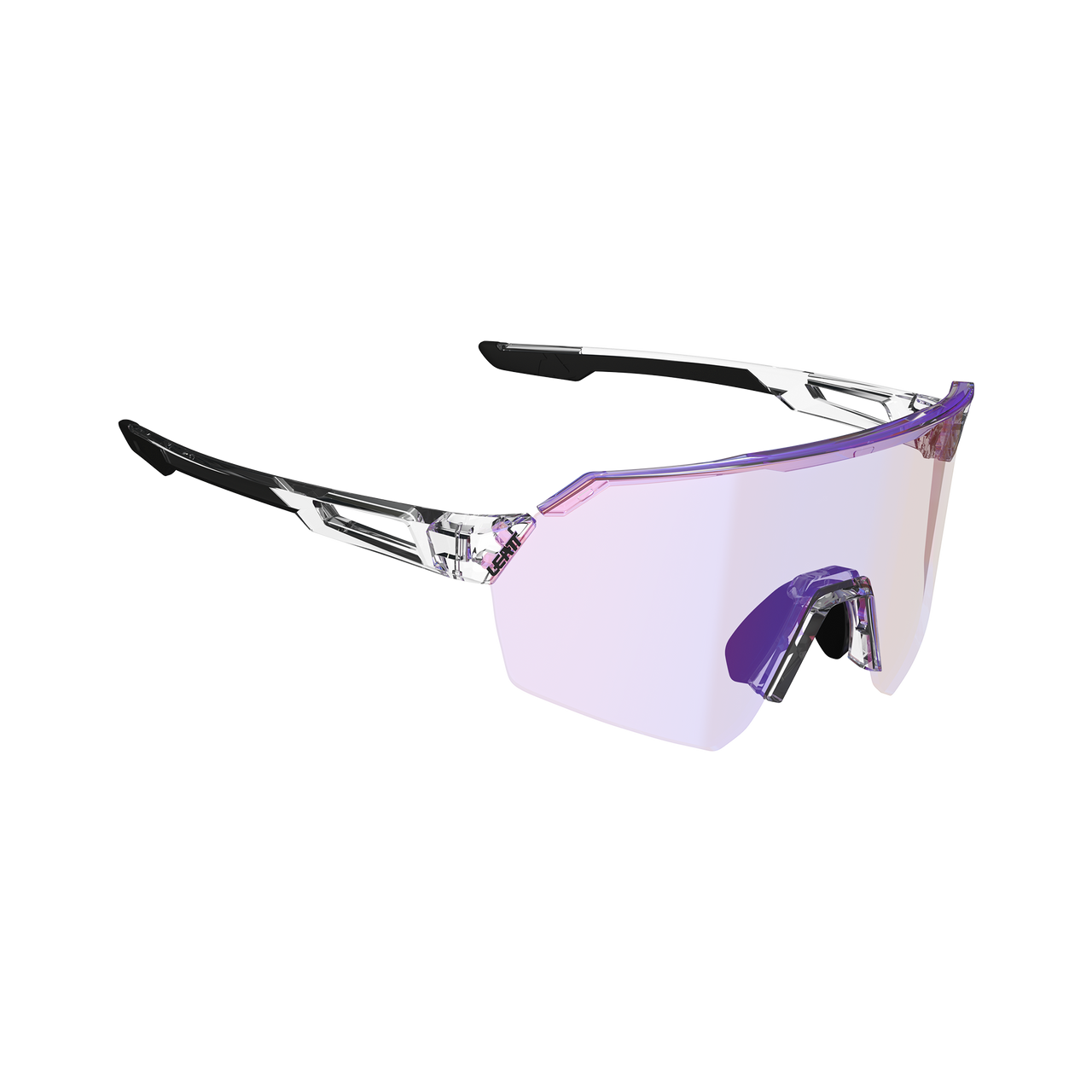 LEATT RIDEVIZ LITE SMALL Brille Transparent Iriz Crystal Fuschia Glas