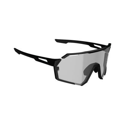 Brille LEATT RIDEVIZ PRO SMALL Schwarz Glas Iriz Silber