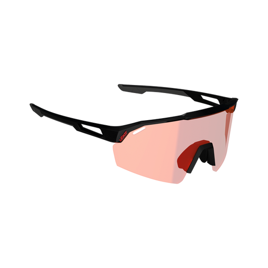 LEATT SPEEDVIZ Lite Brille CRYSTAL Schwarz IRIZ Crystal Rot 13 VLT