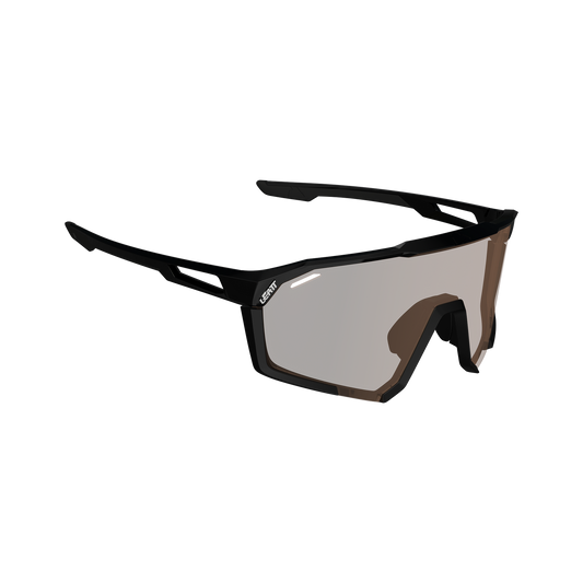 LEATT SPEEDVIZ PRO Brille Schwarz Satin IRIZ Silber 30 VLT