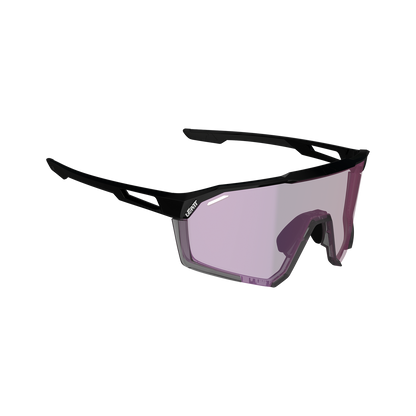 Brille LEATT SPEEDVIZ PRO Schwarz Photochromes Iriz Cryztal Violettes Glas