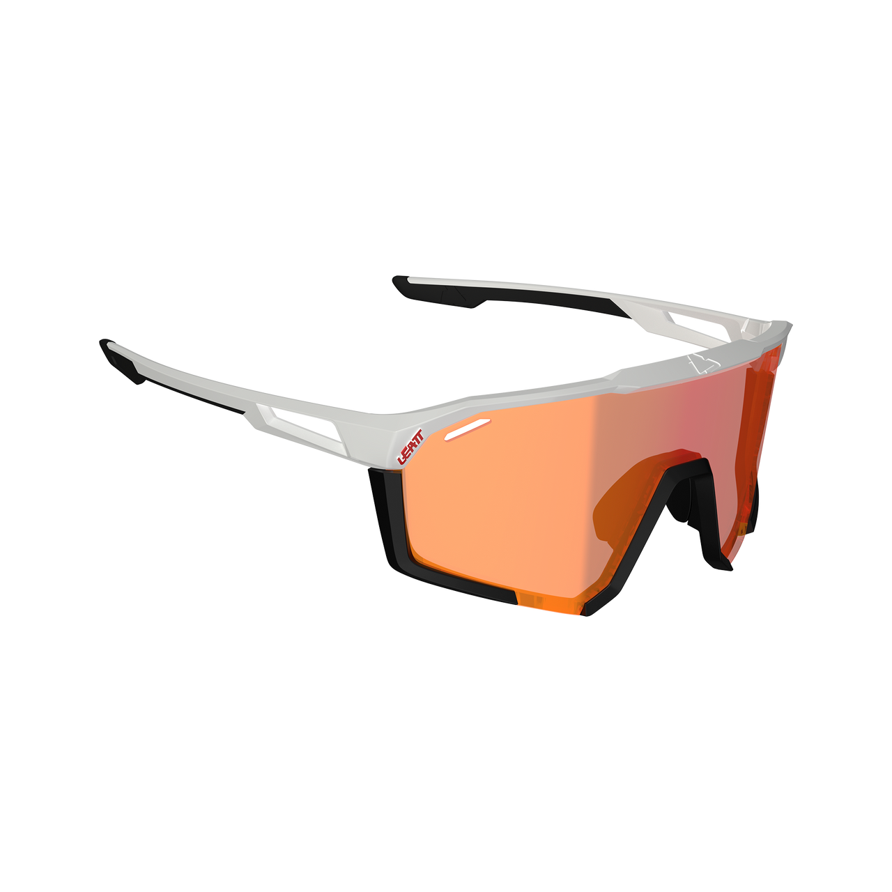 LEATT SPEEDVIZ PRO Crystal Brille Schwarz/Weiß IRIZ Cryztal Rot 13 VLT