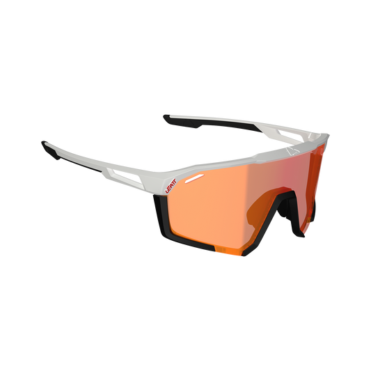 LEATT SPEEDVIZ PRO Crystal Brille Schwarz/Weiß IRIZ Cryztal Rot 13 VLT