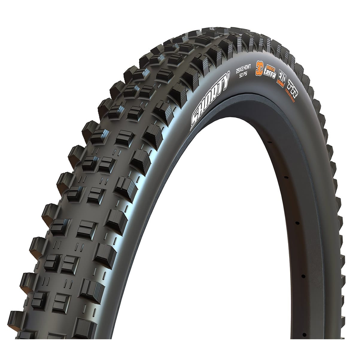 Reifen MAXXIS SHORTY 29x2.40 WT DH 3C MaxxGrip Tubeless Ready Weich Schwarz