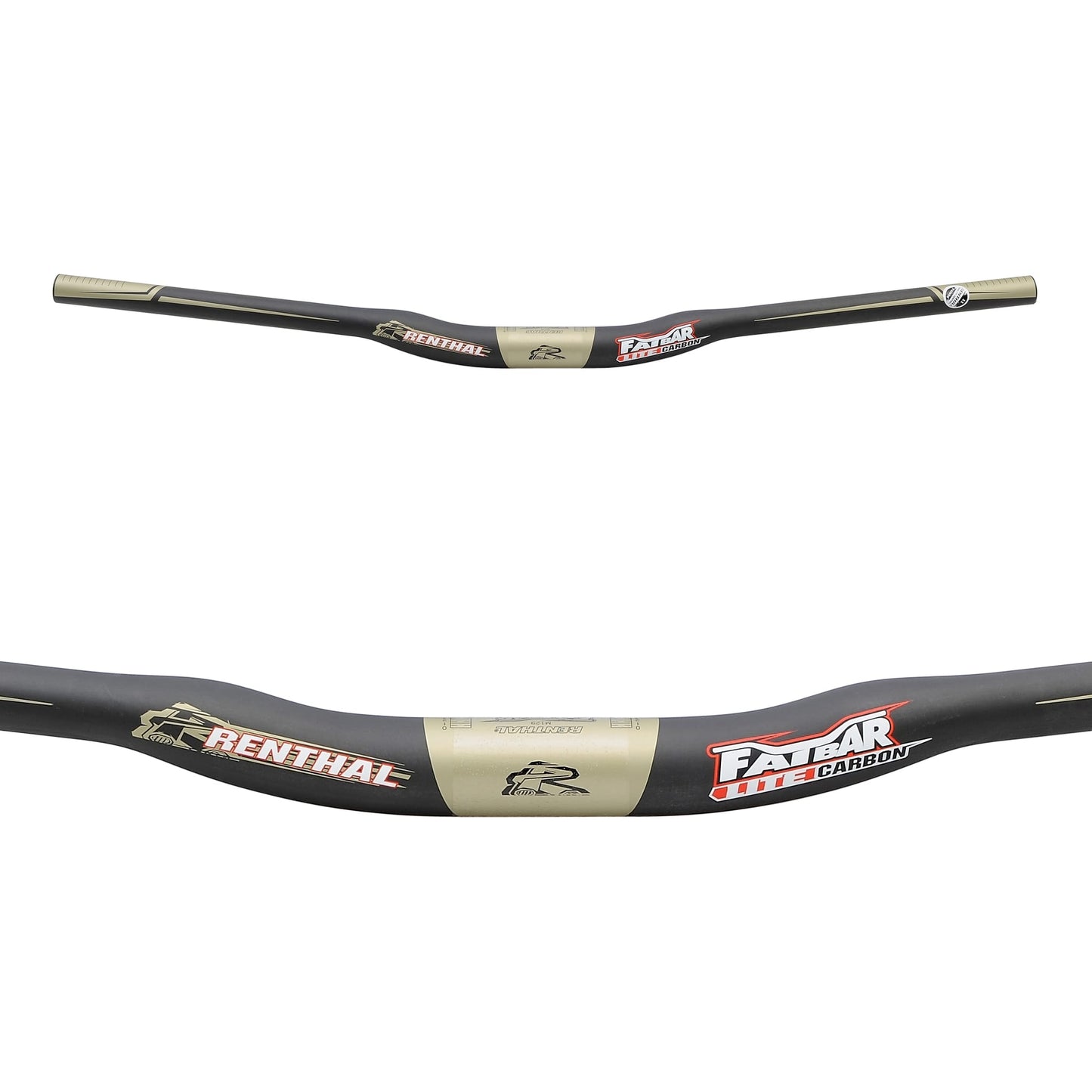 Kleiderbügel RENTHAL FATBAR LITE Carbon Rise 20mm 760mm Schwarz