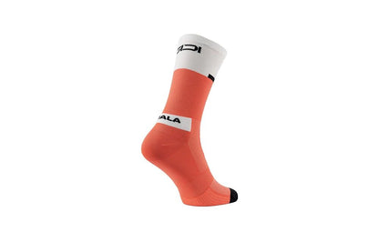 SIDI NEO Socken fluoreszierende Koralle/Weiß
