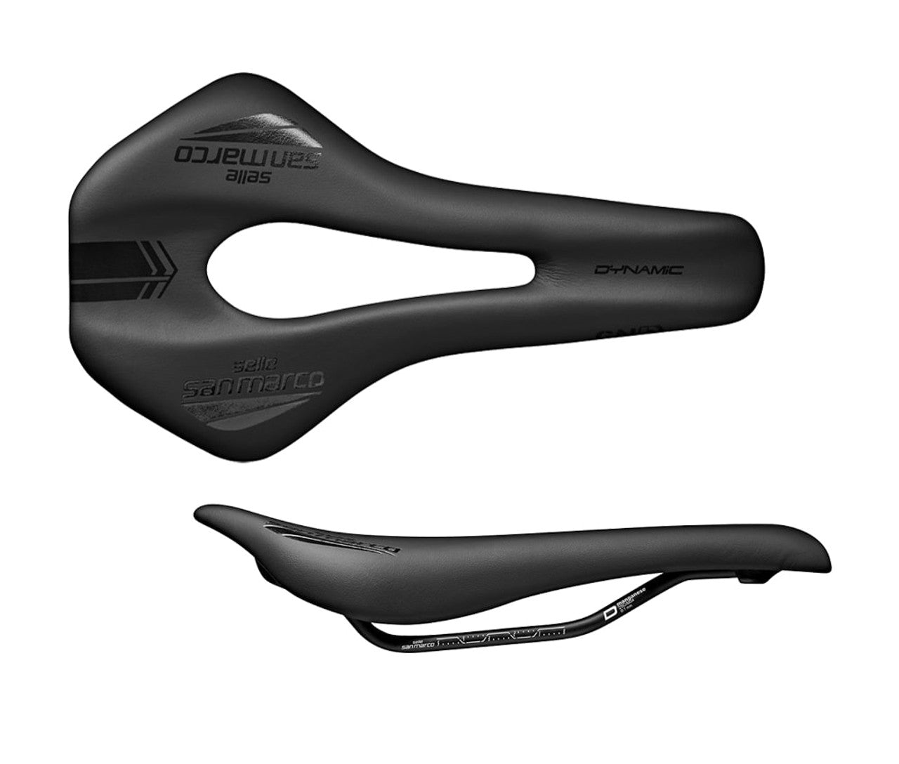 Sattel SELLE SAN MARCO GND OPEN-FIT DYNAMIC Breite 145mm Schienen Manganese