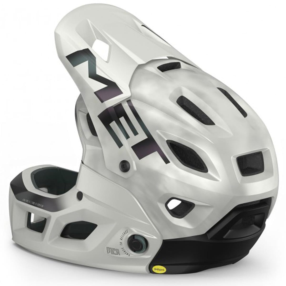 Casque VTT MET PARACHUTE MCR MIPS Blanc Mat