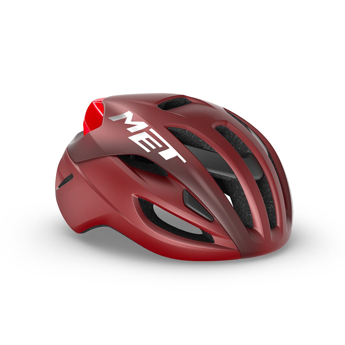 Helm Strasse MET RIVALE MIPS Rot Dahlia Mat